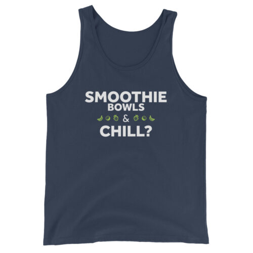 Smoothie Bowls & Chill Unisex Tank Top - Image 4