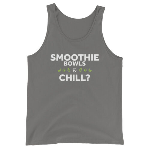 Smoothie Bowls & Chill Unisex Tank Top - Image 3